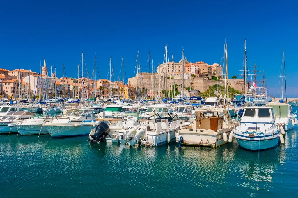 Yachthafen von Calvi Korsika
